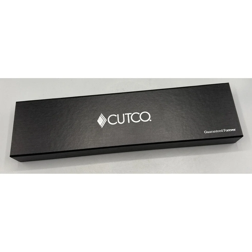 Cutco 1766 KY Santoku Knife Rare Red Handle Engraved New Beginnings with Box
